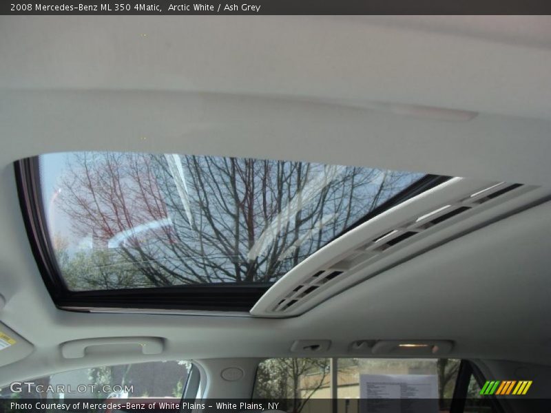 Arctic White / Ash Grey 2008 Mercedes-Benz ML 350 4Matic