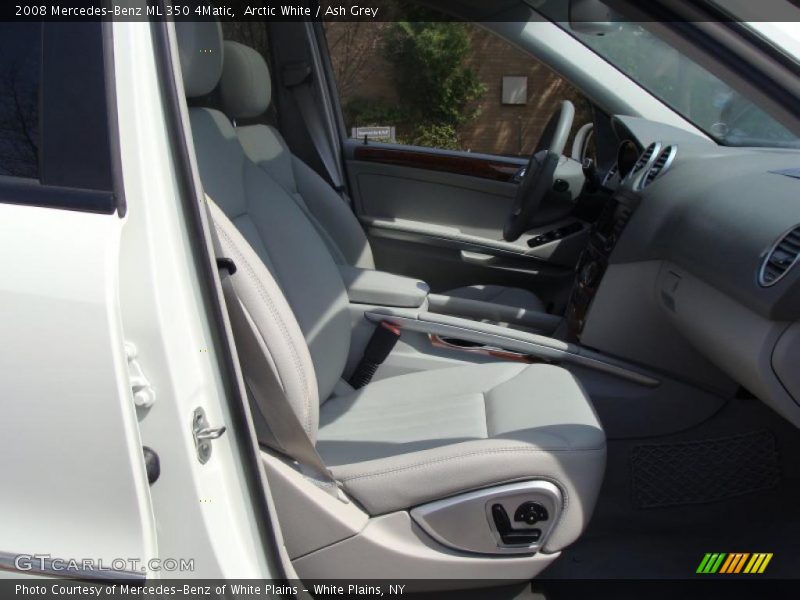 Arctic White / Ash Grey 2008 Mercedes-Benz ML 350 4Matic