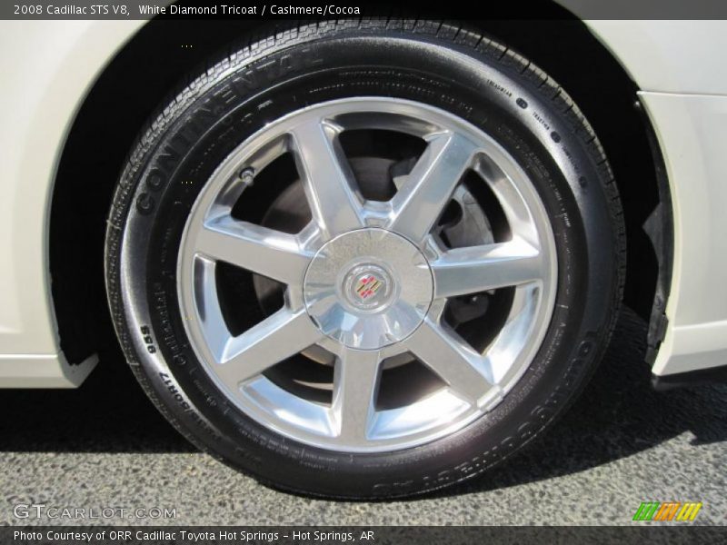 White Diamond Tricoat / Cashmere/Cocoa 2008 Cadillac STS V8
