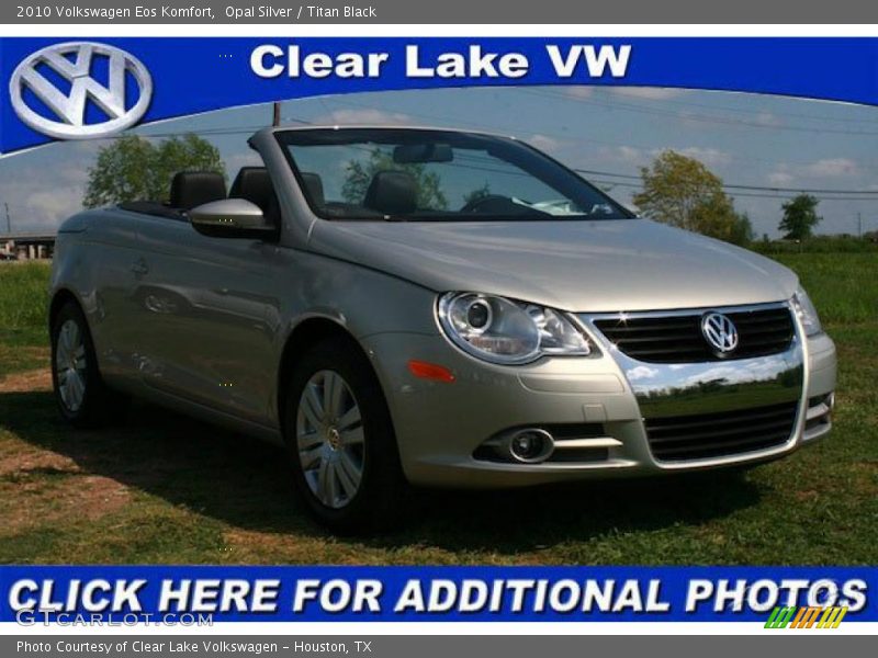 Opal Silver / Titan Black 2010 Volkswagen Eos Komfort