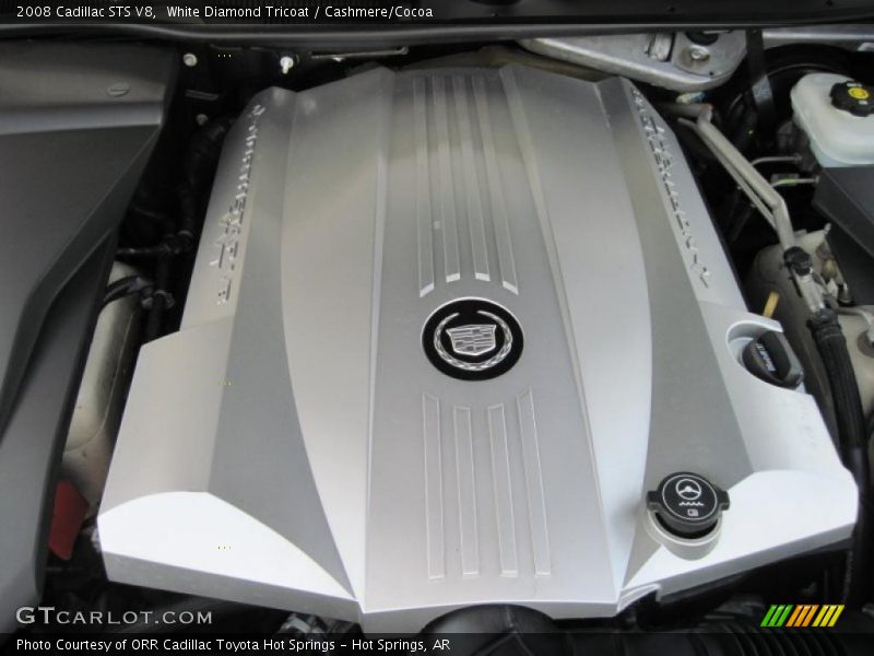 White Diamond Tricoat / Cashmere/Cocoa 2008 Cadillac STS V8