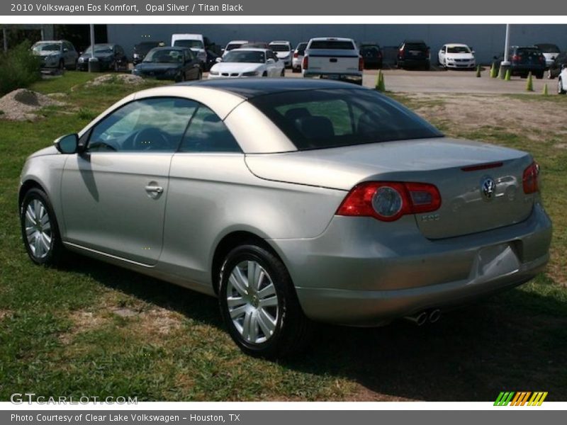 Opal Silver / Titan Black 2010 Volkswagen Eos Komfort