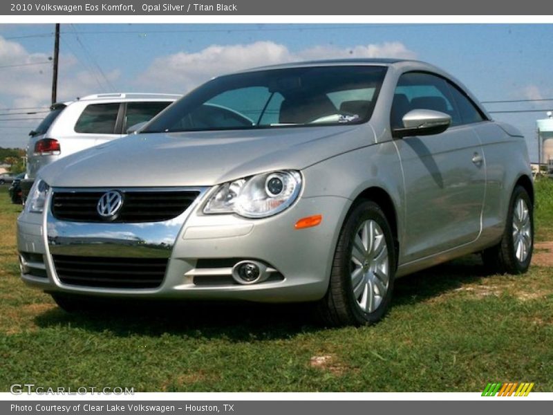 Opal Silver / Titan Black 2010 Volkswagen Eos Komfort