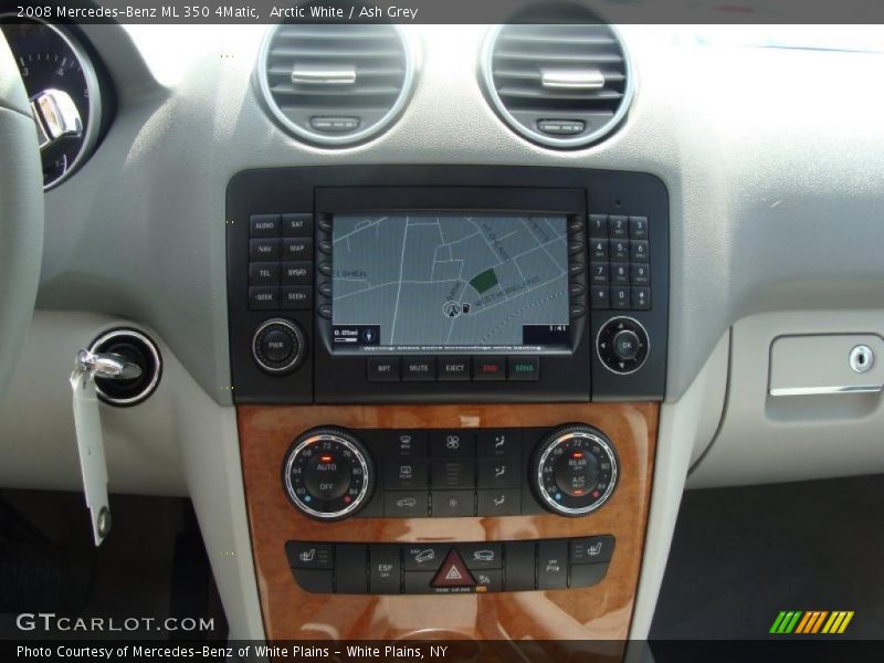 Arctic White / Ash Grey 2008 Mercedes-Benz ML 350 4Matic