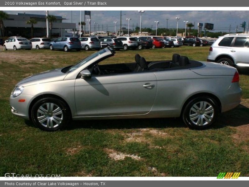 Opal Silver / Titan Black 2010 Volkswagen Eos Komfort