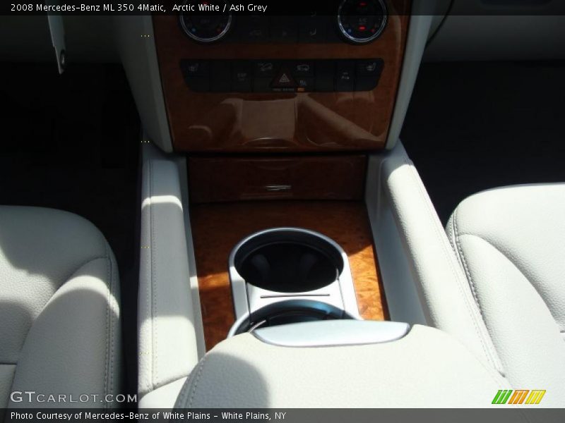 Arctic White / Ash Grey 2008 Mercedes-Benz ML 350 4Matic