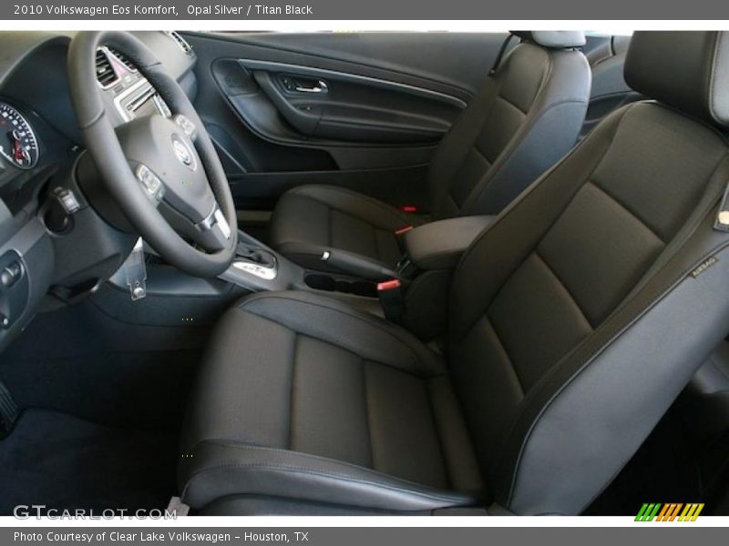 Opal Silver / Titan Black 2010 Volkswagen Eos Komfort
