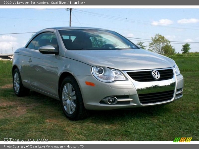 Opal Silver / Titan Black 2010 Volkswagen Eos Komfort