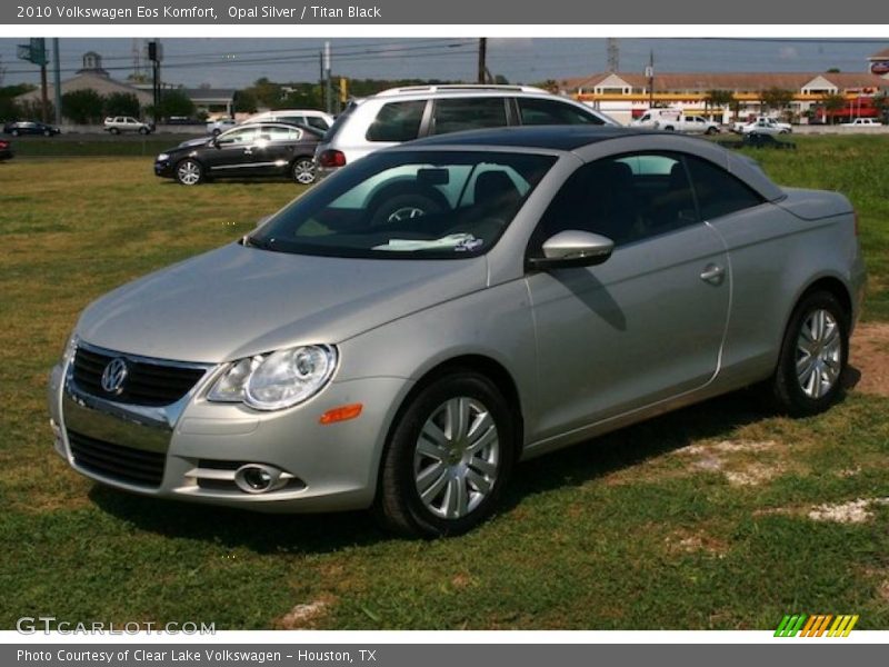 Opal Silver / Titan Black 2010 Volkswagen Eos Komfort