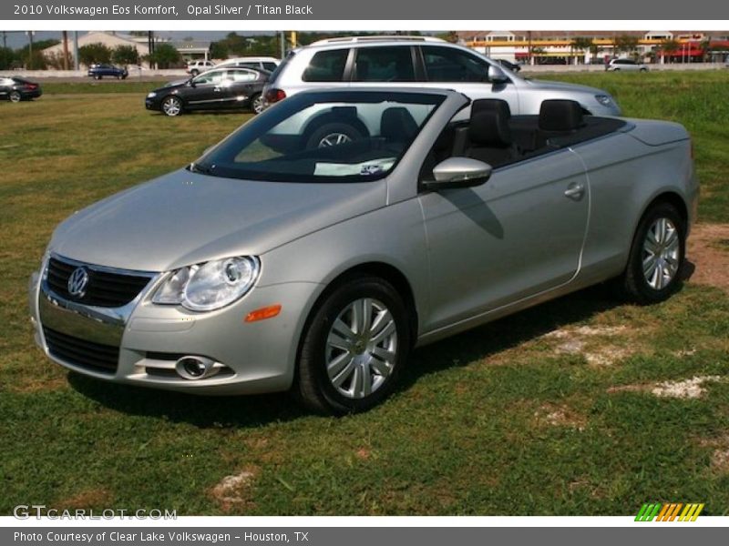 Opal Silver / Titan Black 2010 Volkswagen Eos Komfort
