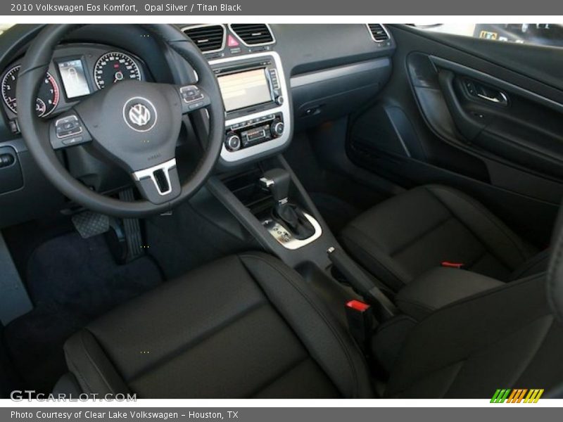 Opal Silver / Titan Black 2010 Volkswagen Eos Komfort