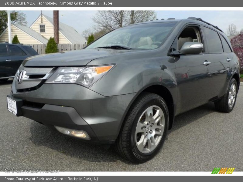 Nimbus Gray Metallic / Taupe 2008 Acura MDX Technology