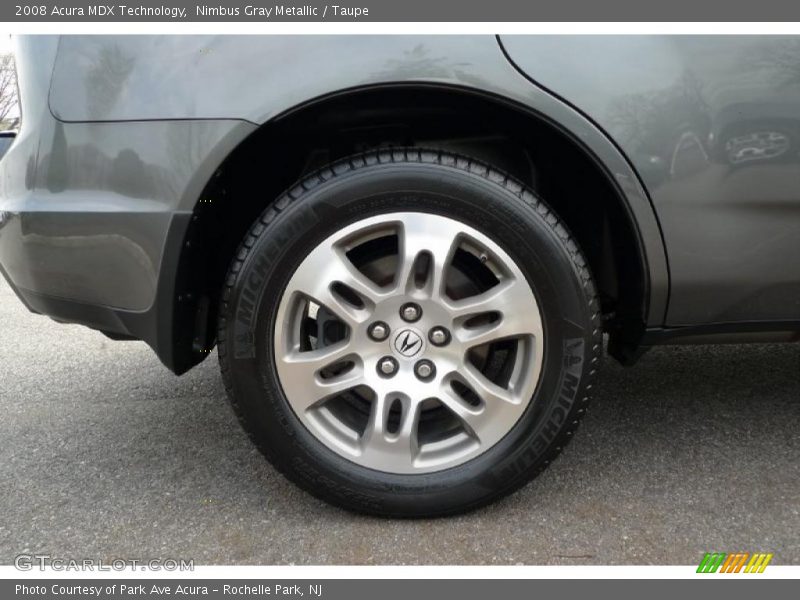 Nimbus Gray Metallic / Taupe 2008 Acura MDX Technology