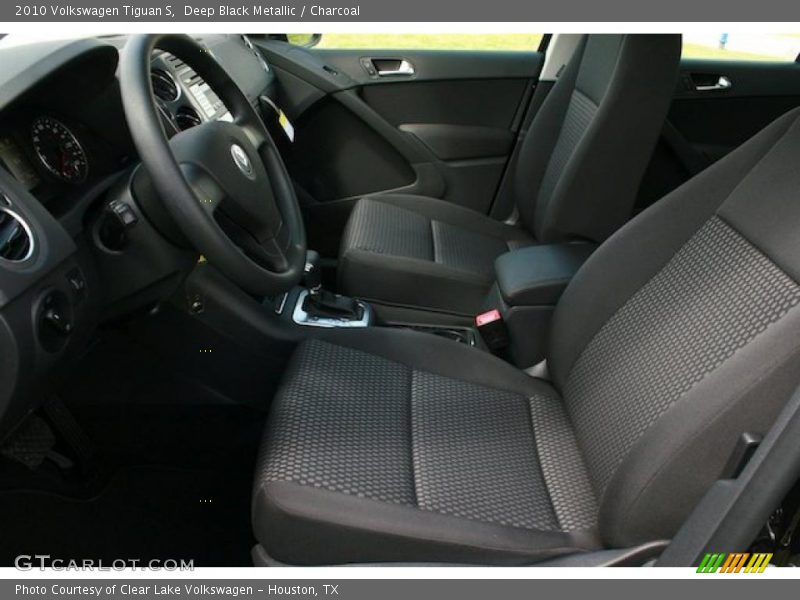 Deep Black Metallic / Charcoal 2010 Volkswagen Tiguan S