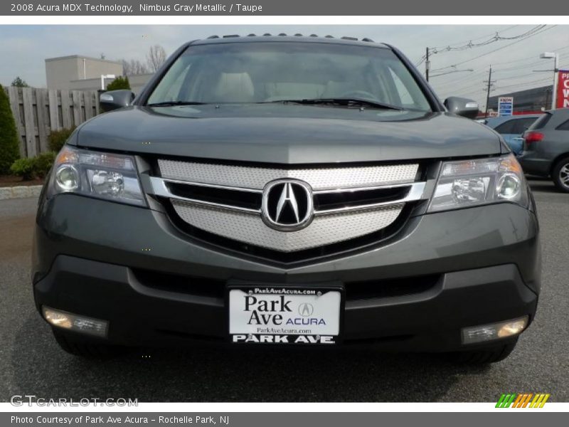 Nimbus Gray Metallic / Taupe 2008 Acura MDX Technology