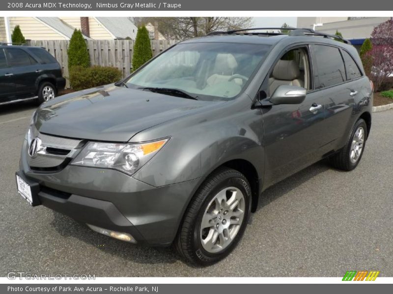 Nimbus Gray Metallic / Taupe 2008 Acura MDX Technology