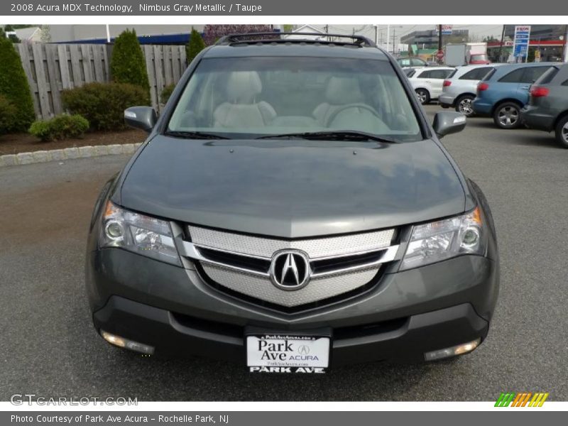 Nimbus Gray Metallic / Taupe 2008 Acura MDX Technology