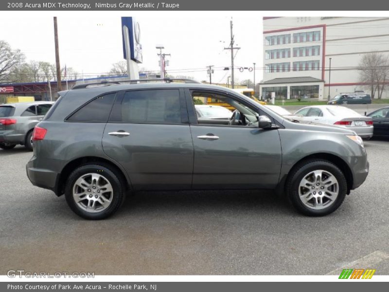 Nimbus Gray Metallic / Taupe 2008 Acura MDX Technology