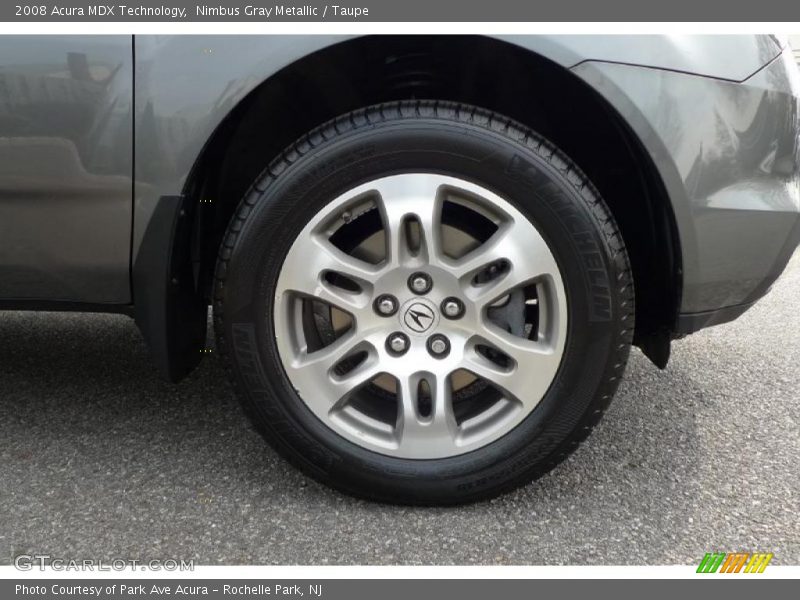 Nimbus Gray Metallic / Taupe 2008 Acura MDX Technology