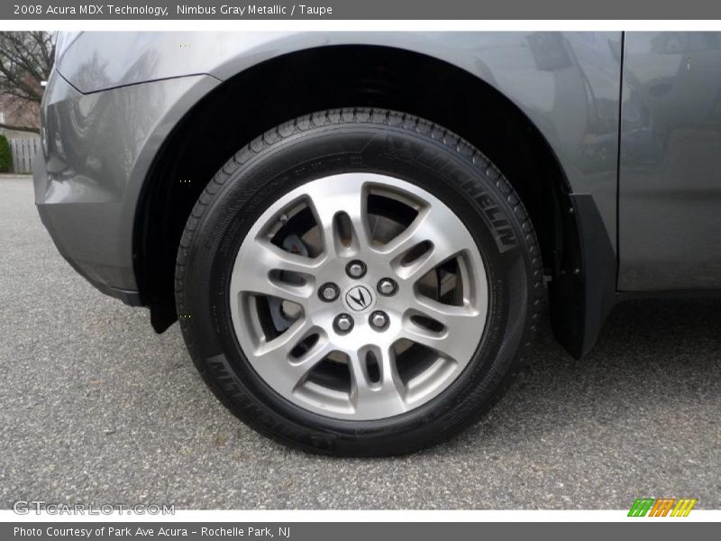 Nimbus Gray Metallic / Taupe 2008 Acura MDX Technology