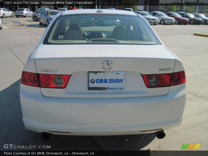 Premium White Pearl / Parchment 2007 Acura TSX Sedan