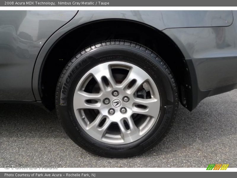 Nimbus Gray Metallic / Taupe 2008 Acura MDX Technology