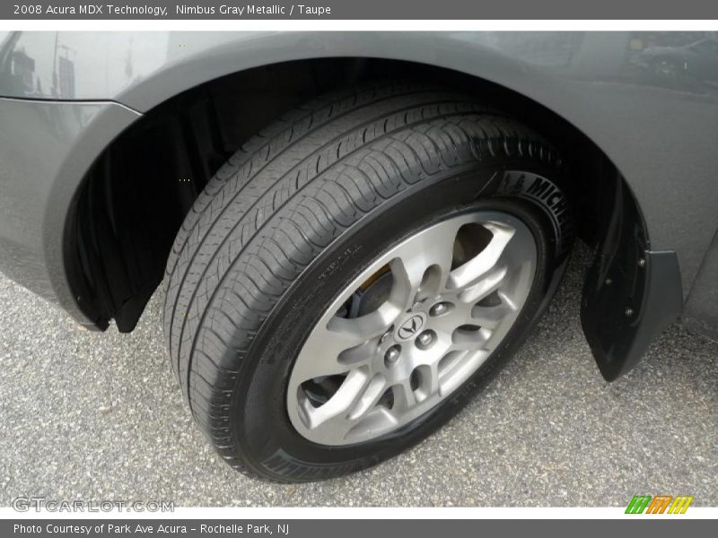Nimbus Gray Metallic / Taupe 2008 Acura MDX Technology