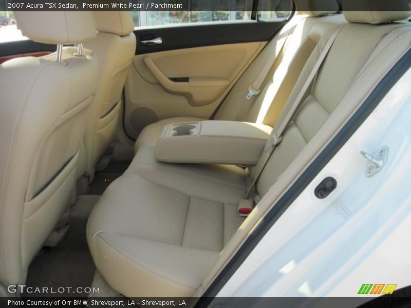 Premium White Pearl / Parchment 2007 Acura TSX Sedan