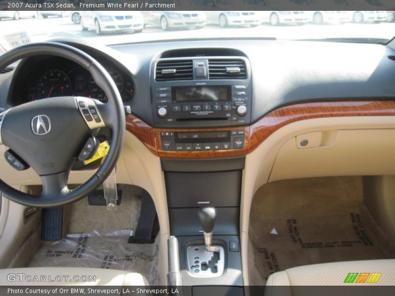 Premium White Pearl / Parchment 2007 Acura TSX Sedan