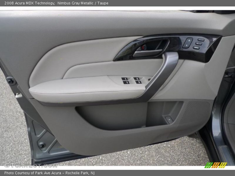 Nimbus Gray Metallic / Taupe 2008 Acura MDX Technology