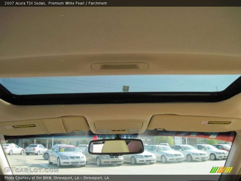 Premium White Pearl / Parchment 2007 Acura TSX Sedan