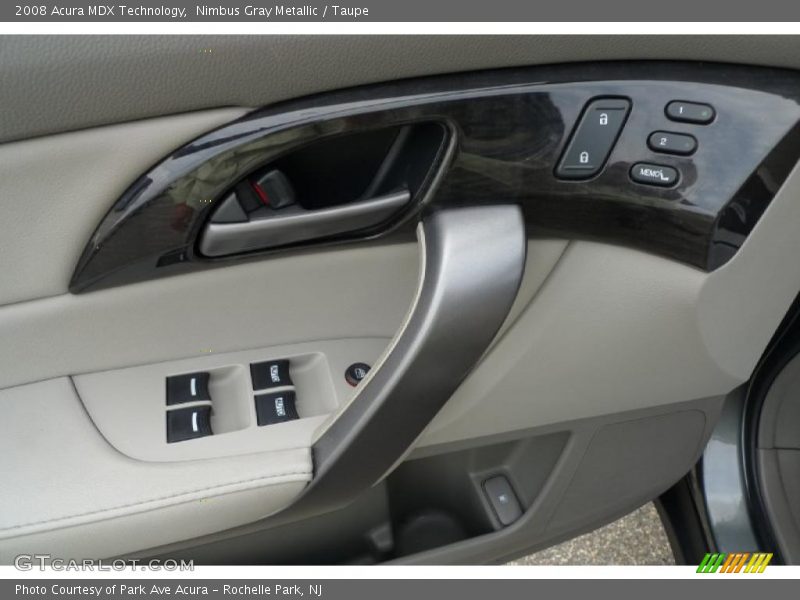 Nimbus Gray Metallic / Taupe 2008 Acura MDX Technology