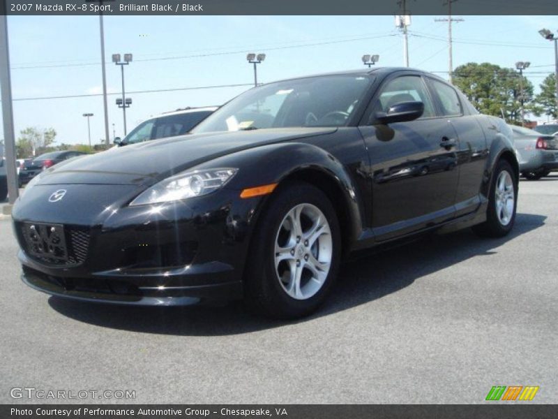Brilliant Black / Black 2007 Mazda RX-8 Sport