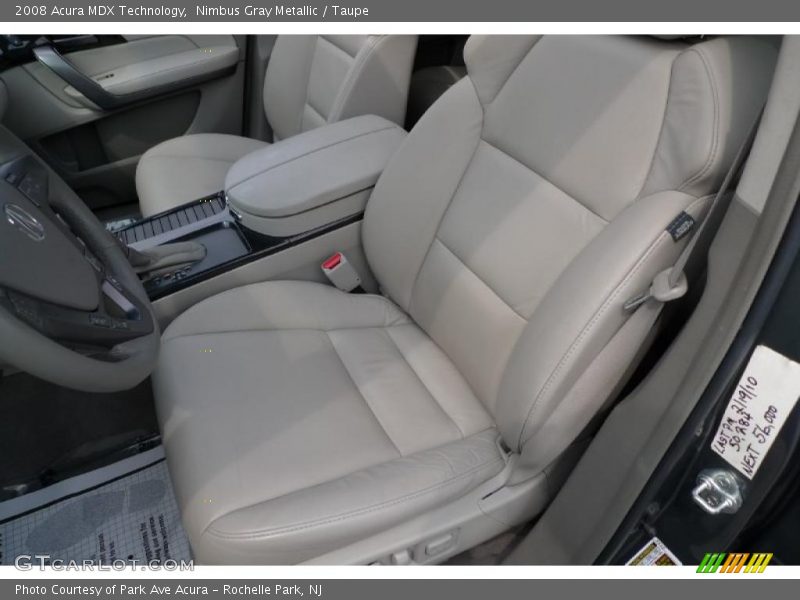 Nimbus Gray Metallic / Taupe 2008 Acura MDX Technology