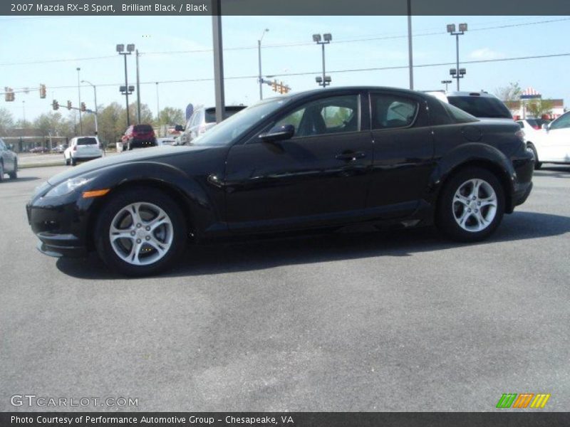 Brilliant Black / Black 2007 Mazda RX-8 Sport
