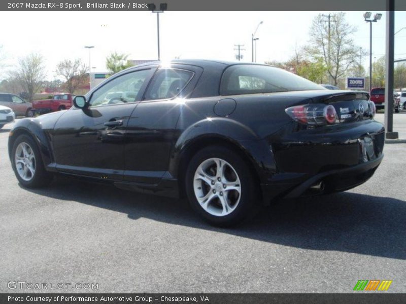 Brilliant Black / Black 2007 Mazda RX-8 Sport
