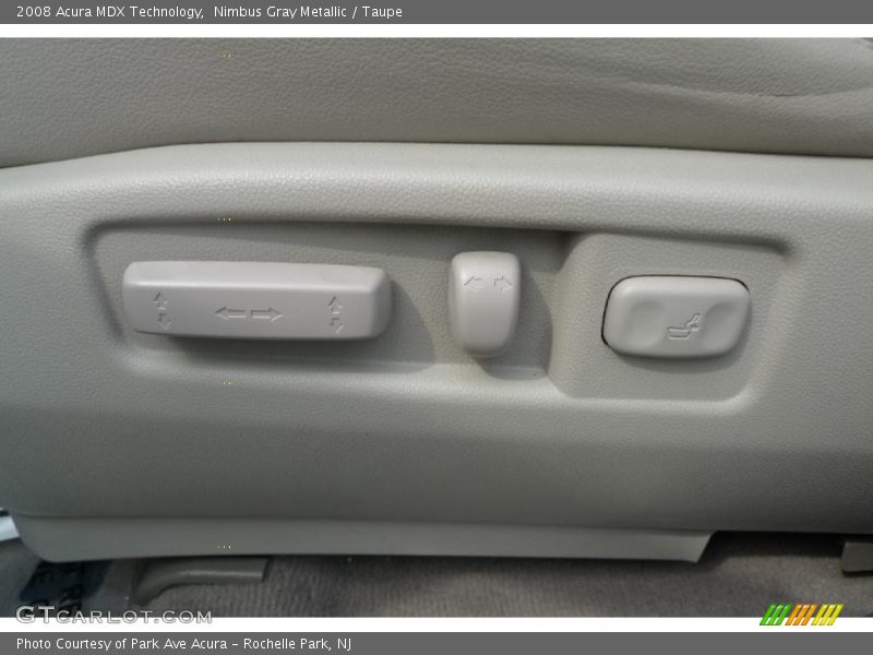Nimbus Gray Metallic / Taupe 2008 Acura MDX Technology