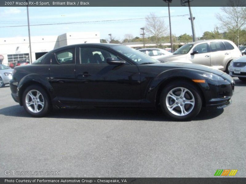 Brilliant Black / Black 2007 Mazda RX-8 Sport