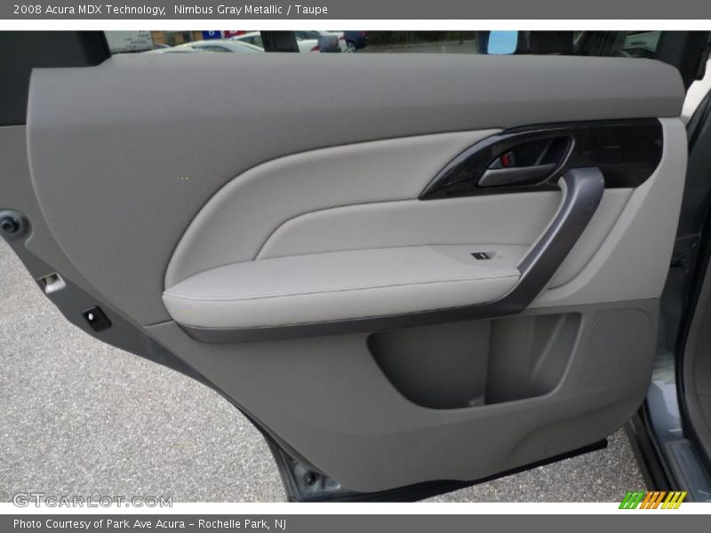 Nimbus Gray Metallic / Taupe 2008 Acura MDX Technology