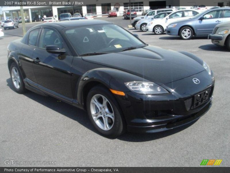 Brilliant Black / Black 2007 Mazda RX-8 Sport