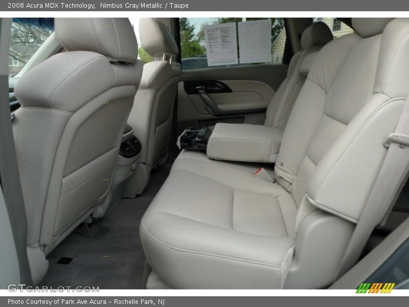 Nimbus Gray Metallic / Taupe 2008 Acura MDX Technology