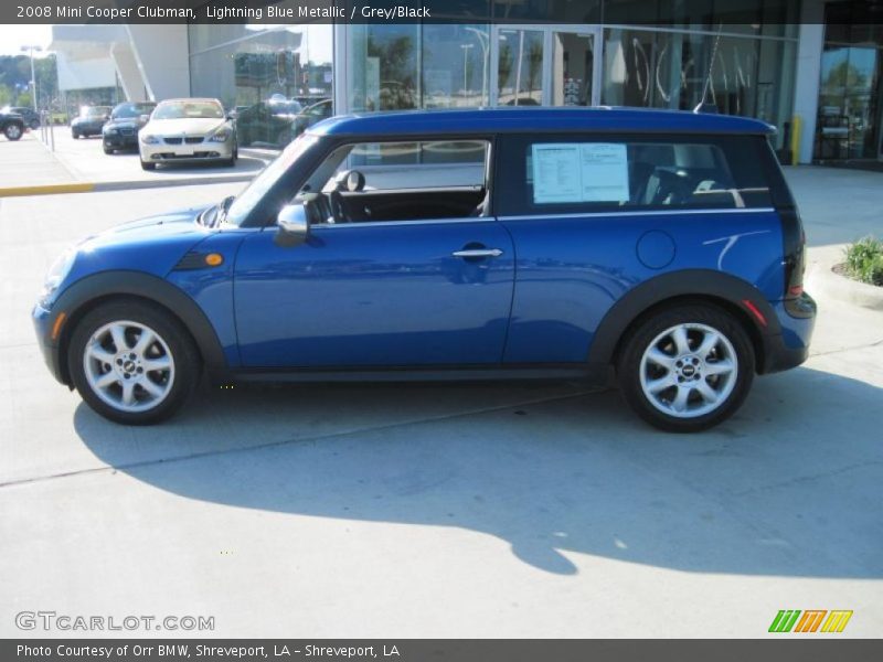 Lightning Blue Metallic / Grey/Black 2008 Mini Cooper Clubman