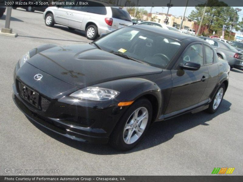 Brilliant Black / Black 2007 Mazda RX-8 Sport