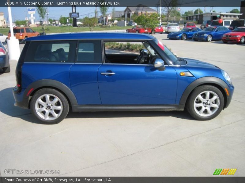 Lightning Blue Metallic / Grey/Black 2008 Mini Cooper Clubman
