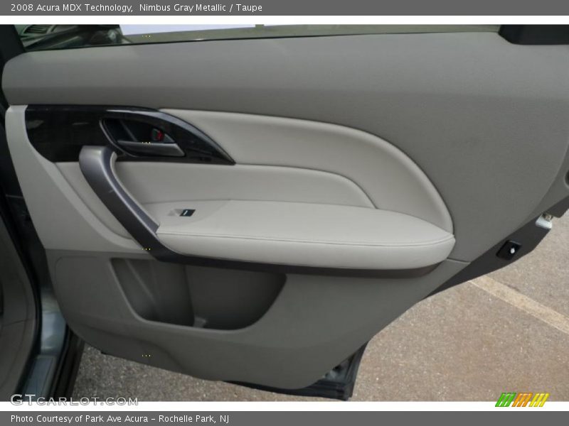 Nimbus Gray Metallic / Taupe 2008 Acura MDX Technology