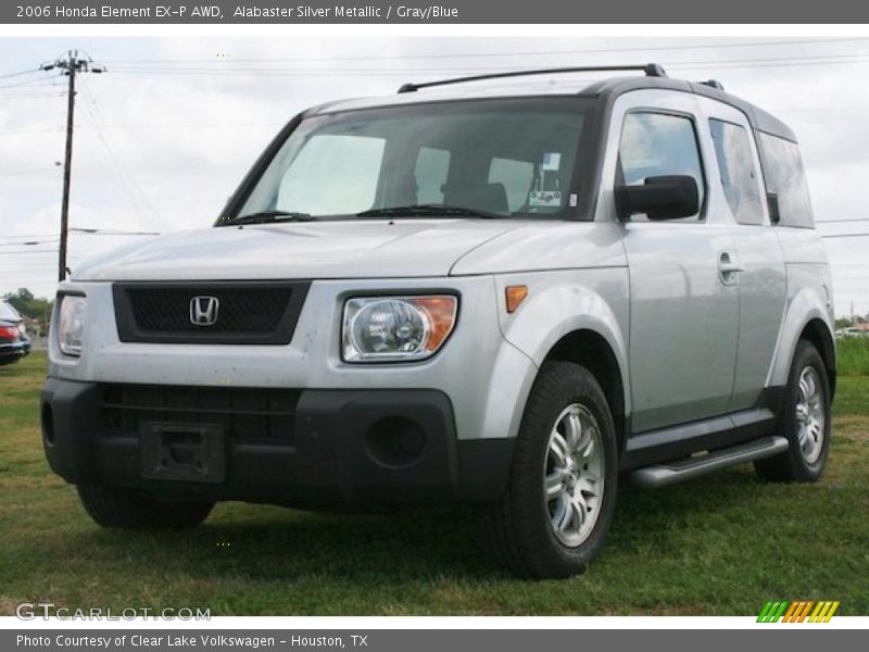 Alabaster Silver Metallic / Gray/Blue 2006 Honda Element EX-P AWD