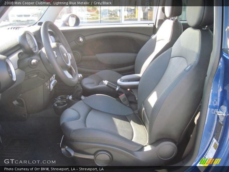 Lightning Blue Metallic / Grey/Black 2008 Mini Cooper Clubman