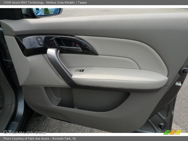 Nimbus Gray Metallic / Taupe 2008 Acura MDX Technology