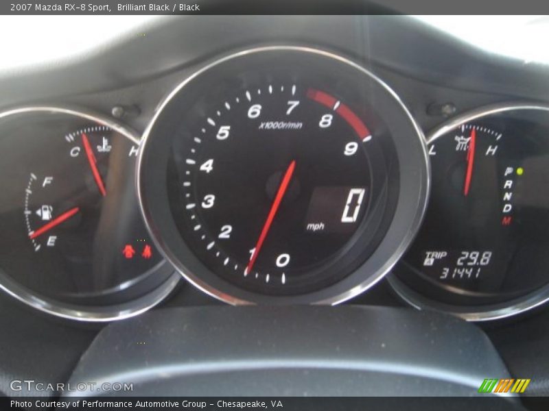 Brilliant Black / Black 2007 Mazda RX-8 Sport