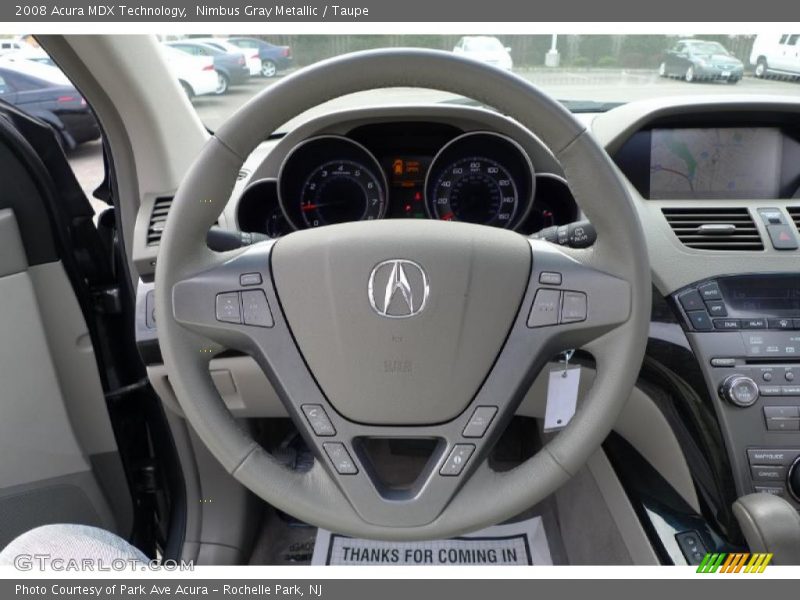 Nimbus Gray Metallic / Taupe 2008 Acura MDX Technology